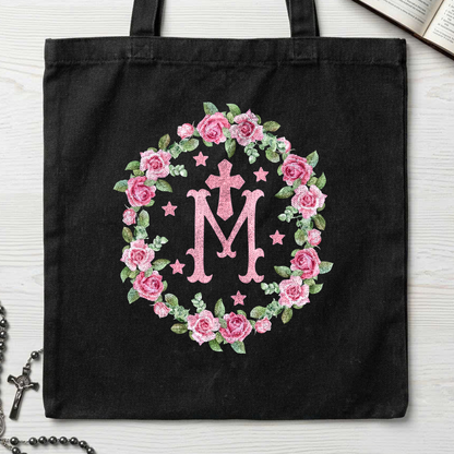 Virgin Mary Floral Wreath 01