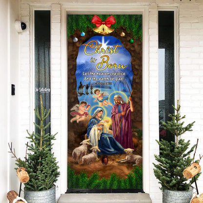 Jesus Christ. Nativity Of Jesus Door Cover