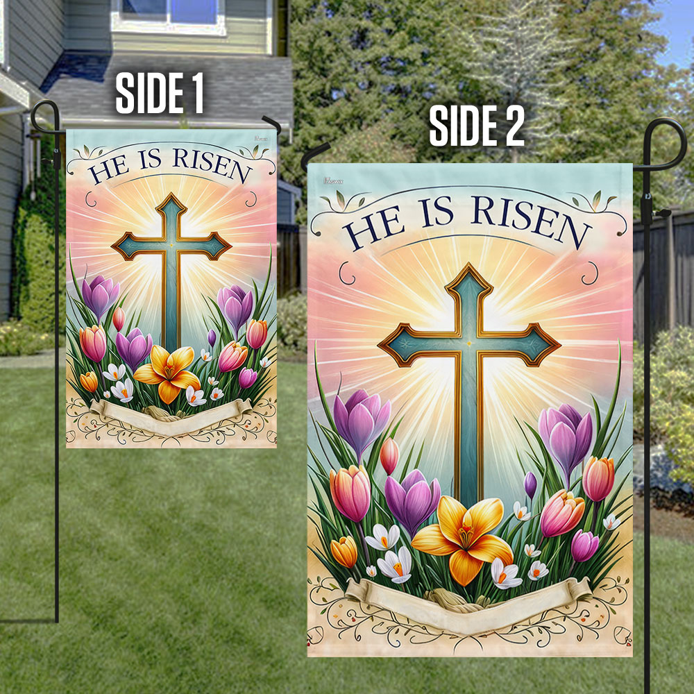 FLAGWIX  Christian Cross Easter Day Flag