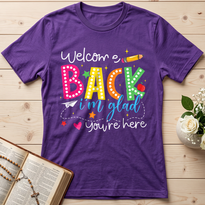 Welcome Back I'm Glad You're Here 01