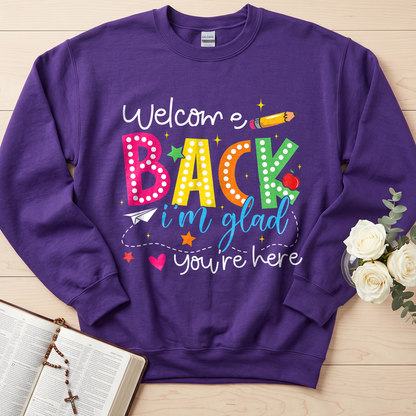 Welcome Back I'm Glad You're Here 01