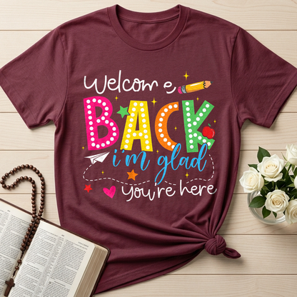 Welcome Back I'm Glad You're Here 01