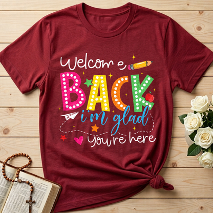 Welcome Back I'm Glad You're Here 01