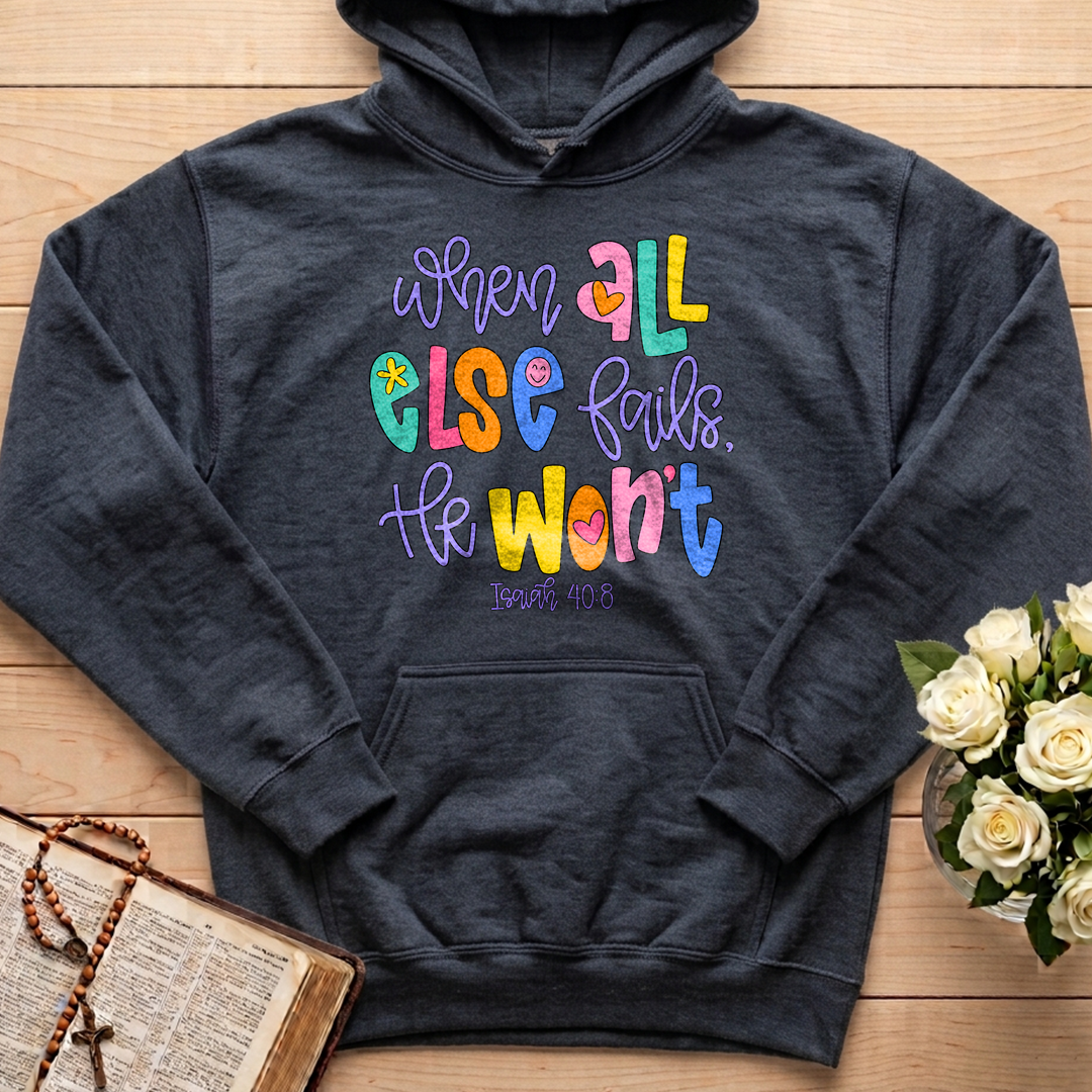 When All Else Fails, He Won't  Isaiah 40.8 01