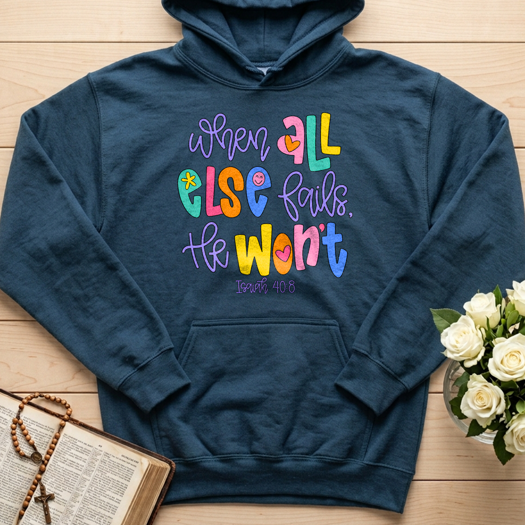 When All Else Fails, He Won't  Isaiah 40.8 01