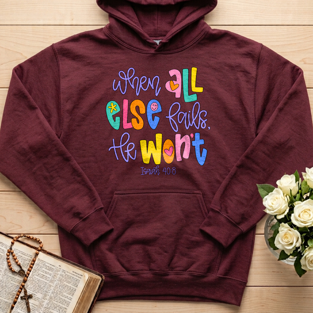 When All Else Fails, He Won't  Isaiah 40.8 01