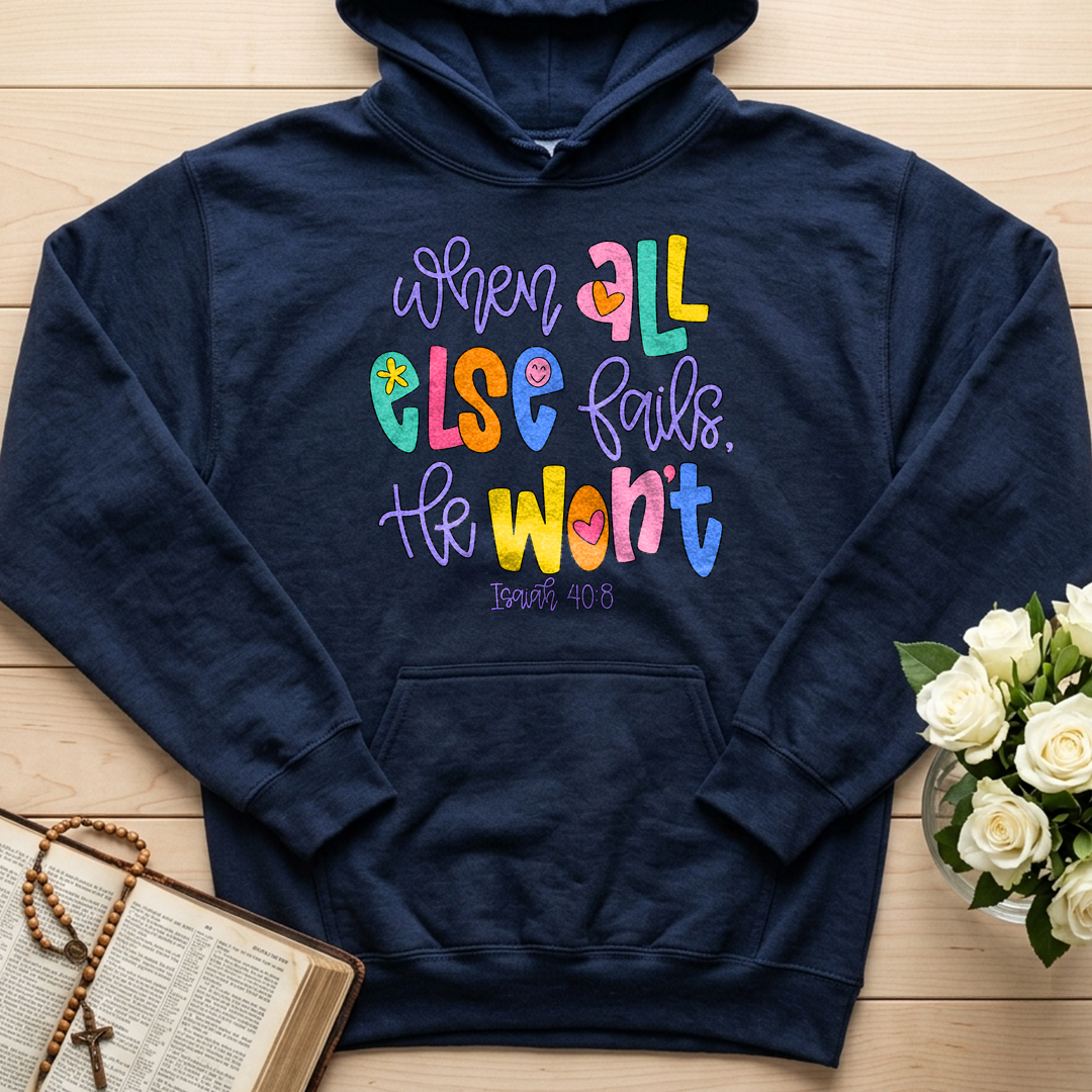 When All Else Fails, He Won't  Isaiah 40.8 01