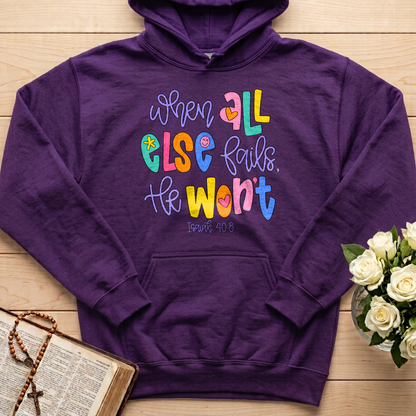 When All Else Fails, He Won't  Isaiah 40.8 01