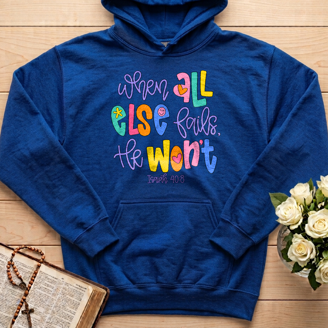 When All Else Fails, He Won't  Isaiah 40.8 01