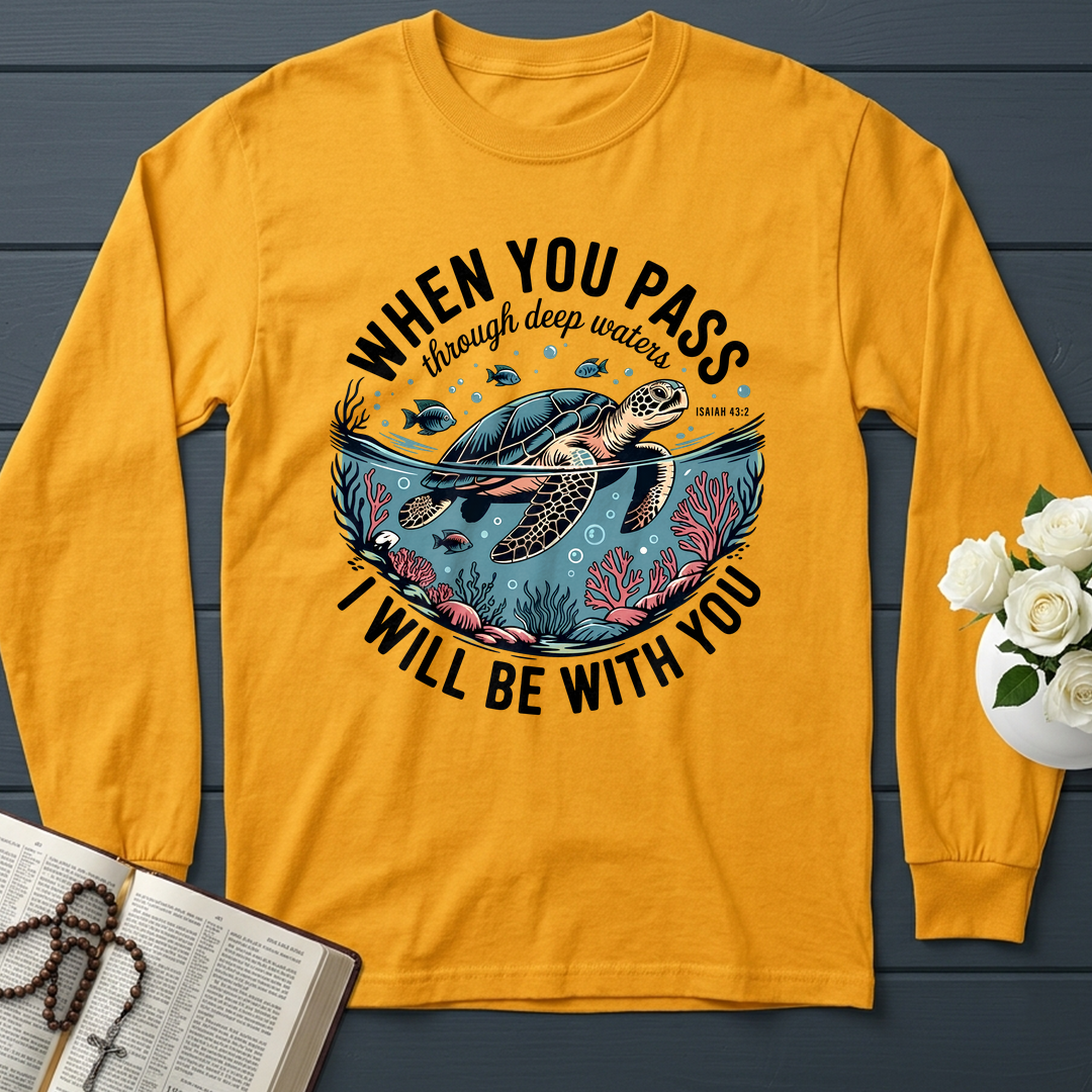 When You Pass Through Deep Waters Isaiah I Will Be With You Isaiah 43.2 08