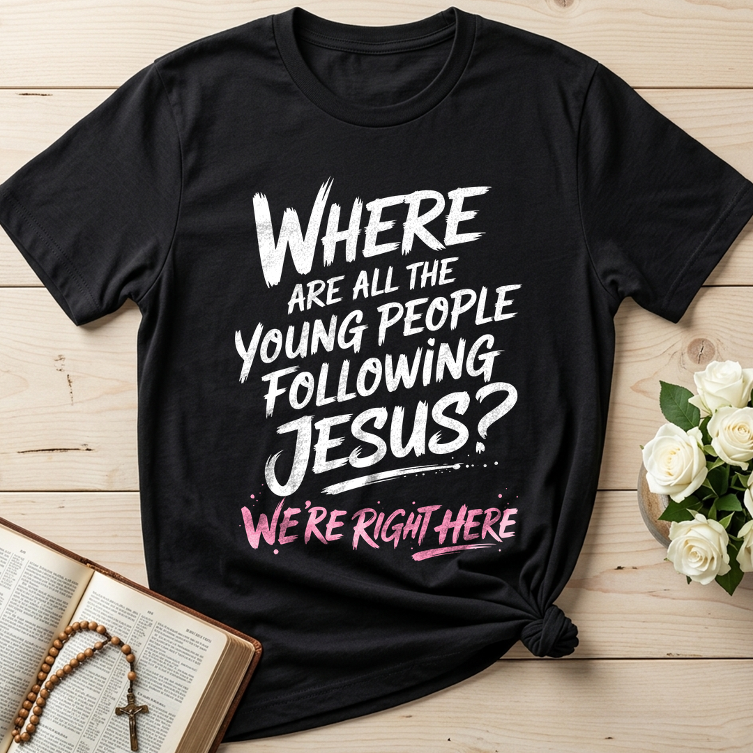 Where Are All The Young People Following Jesus We're Right Here 01