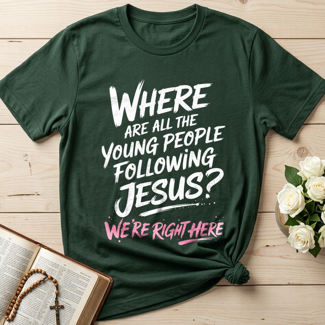 Where Are All The Young People Following Jesus We're Right Here 01