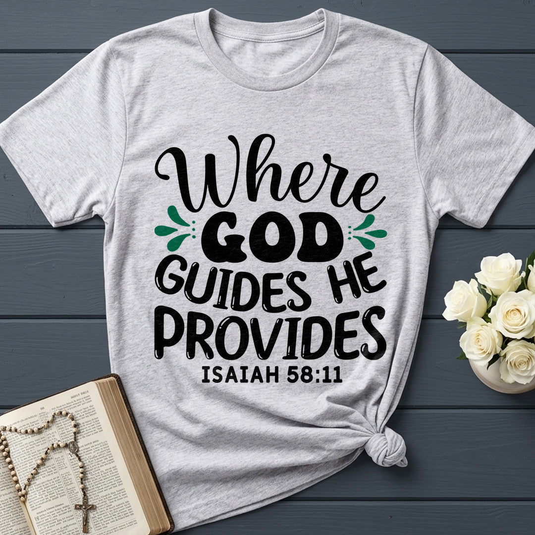 Where God Guides He Provides Isaiah 58.11 01