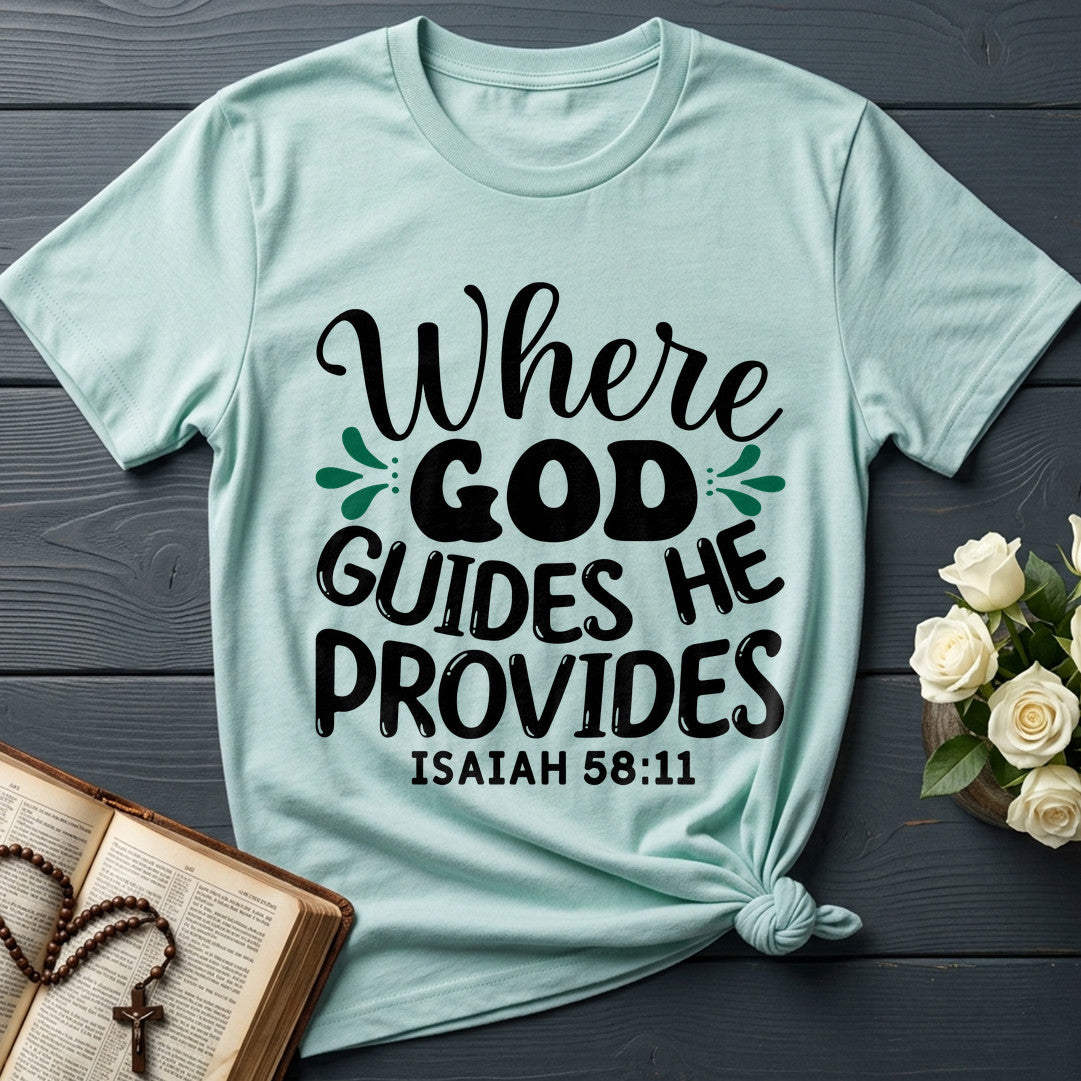 Where God Guides He Provides Isaiah 58.11 01