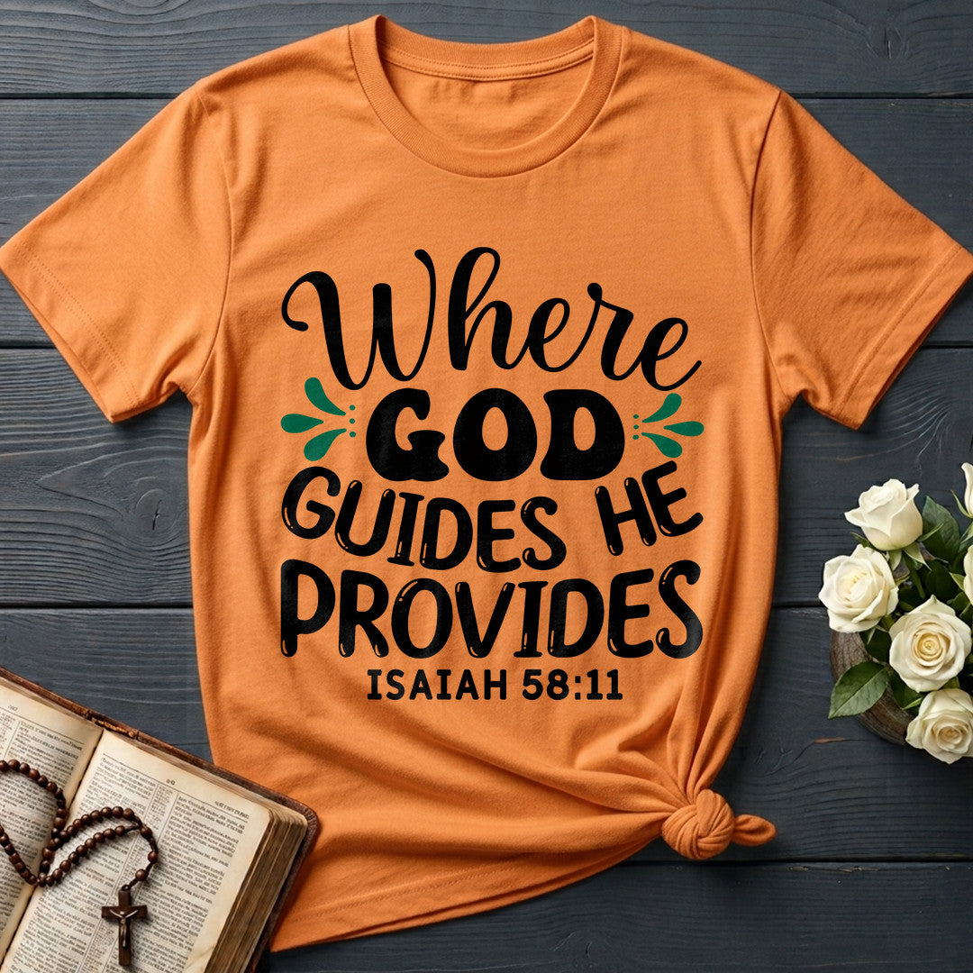 Where God Guides He Provides Isaiah 58.11 01