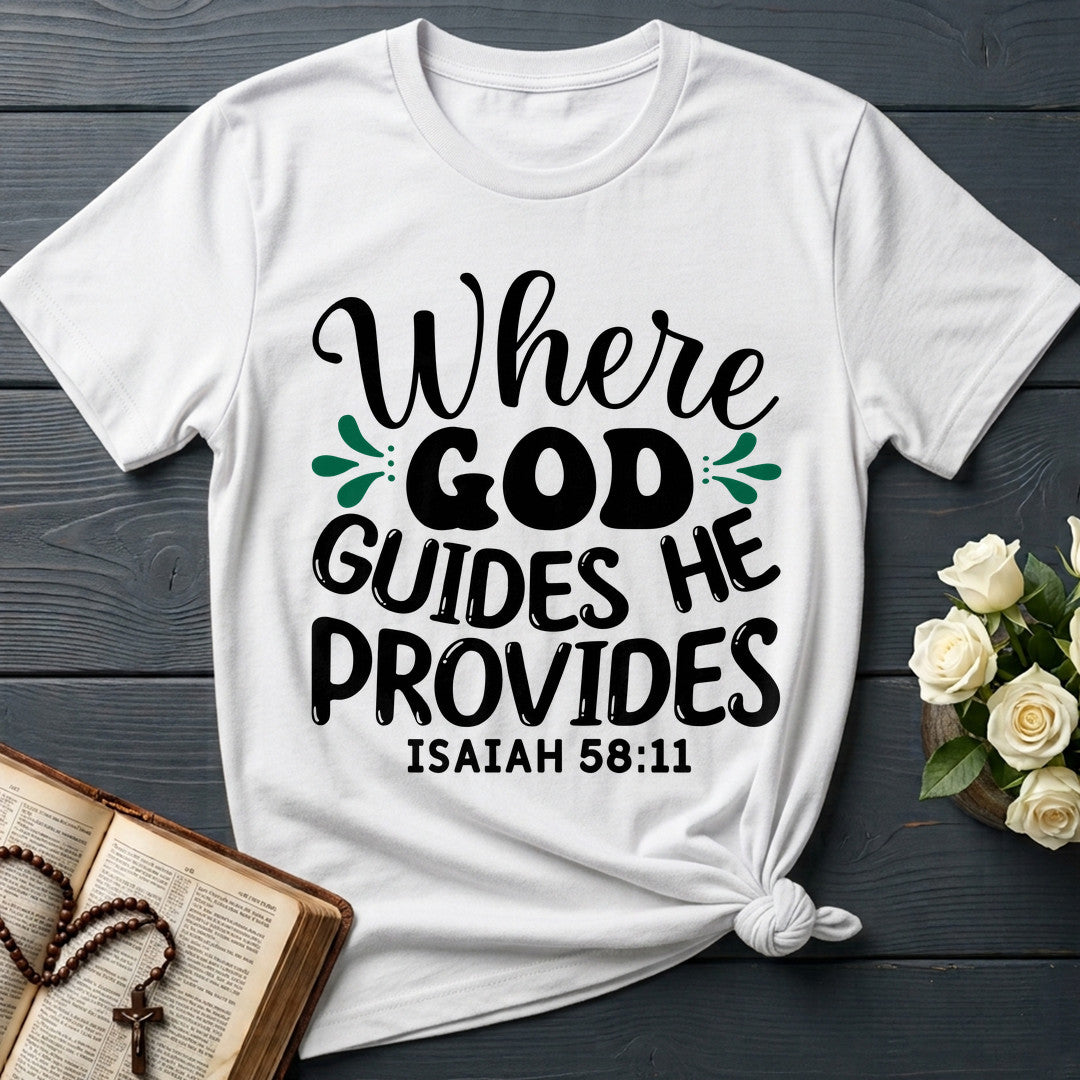 Where God Guides He Provides Isaiah 58.11 01