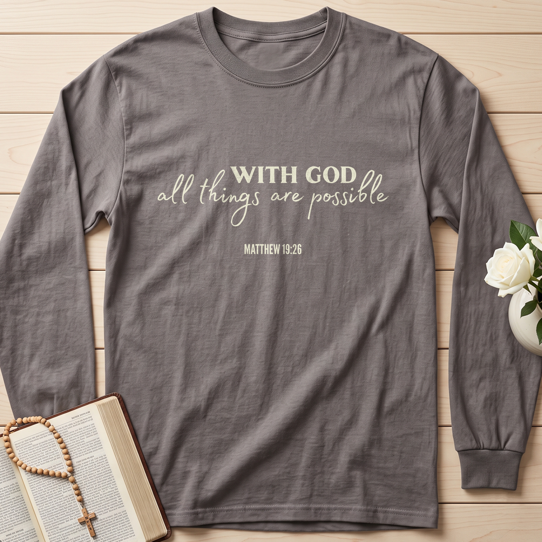 With God All Things Are Possible Matthew 19.26 01