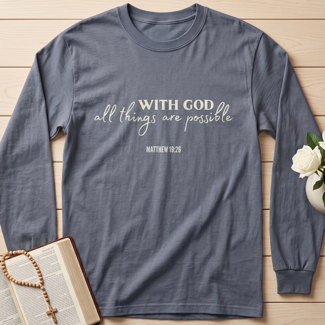With God All Things Are Possible Matthew 19.26 01