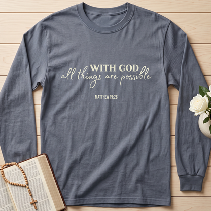 With God All Things Are Possible Matthew 19.26 01