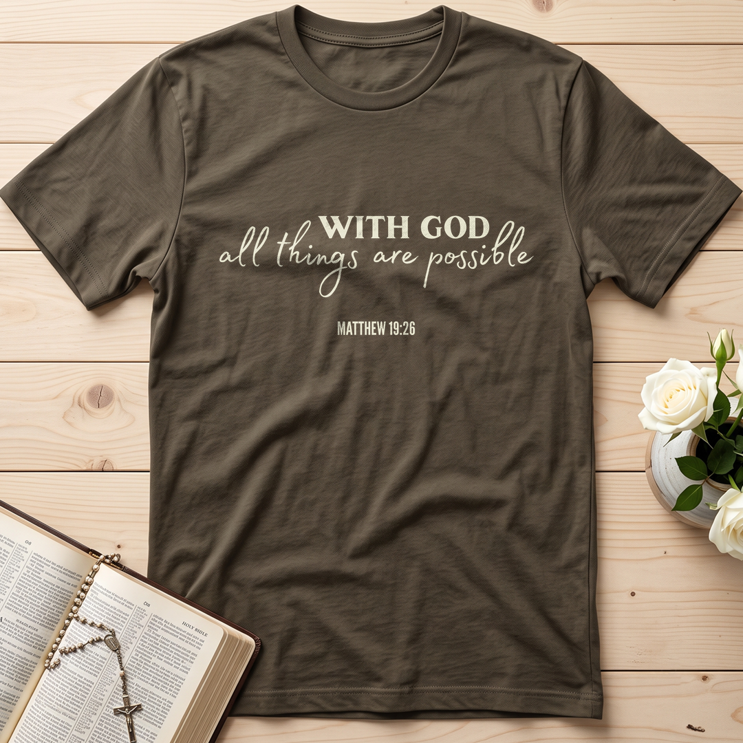 With God All Things Are Possible Matthew 19.26 01