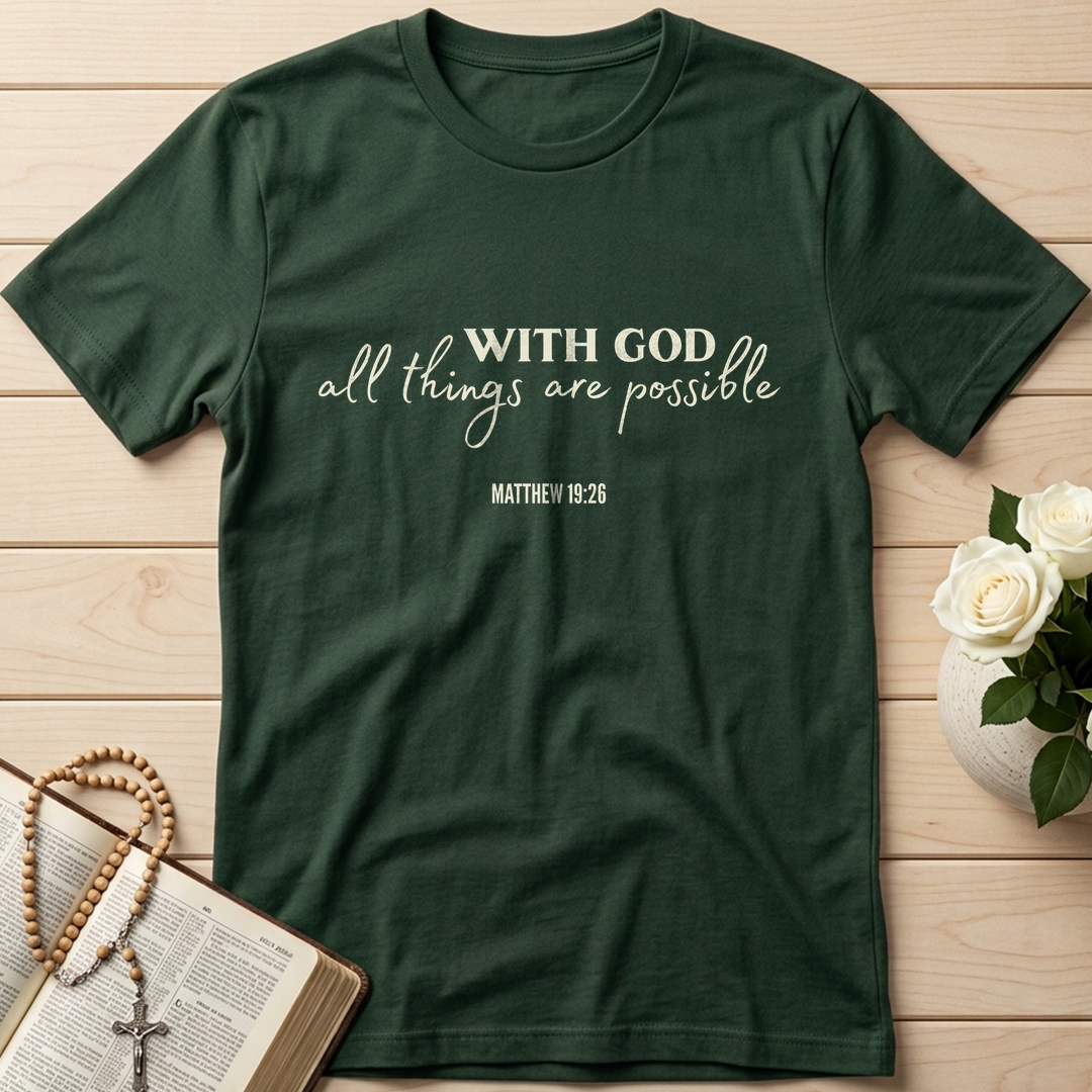 With God All Things Are Possible Matthew 19.26 01