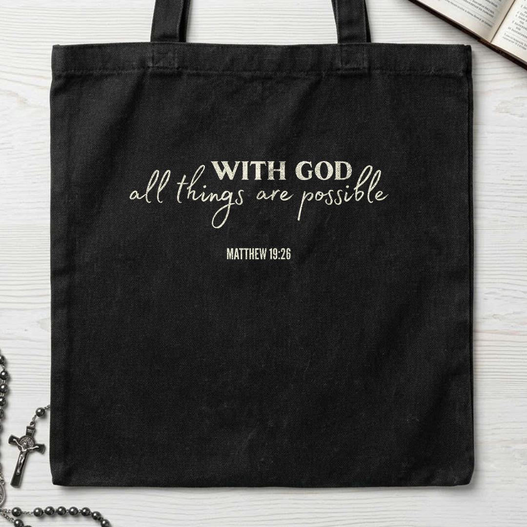 With God All Things Are Possible Matthew 19.26 01