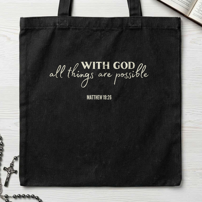 With God All Things Are Possible Matthew 19.26 01