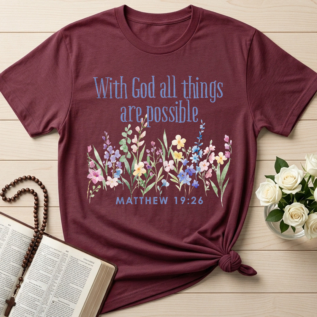 With God All Things Are Possible Matthew 19.26 08