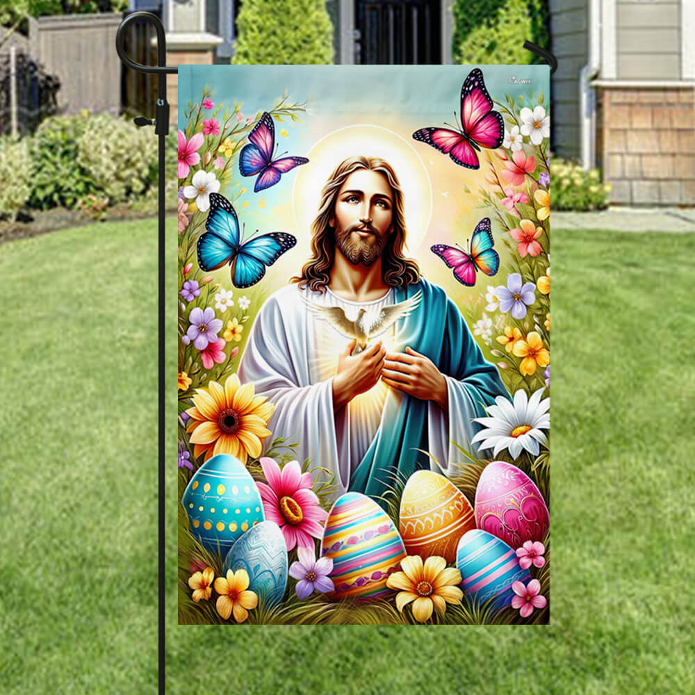 FLAGWIX  Jesus Christ Easter Day Egg Flag