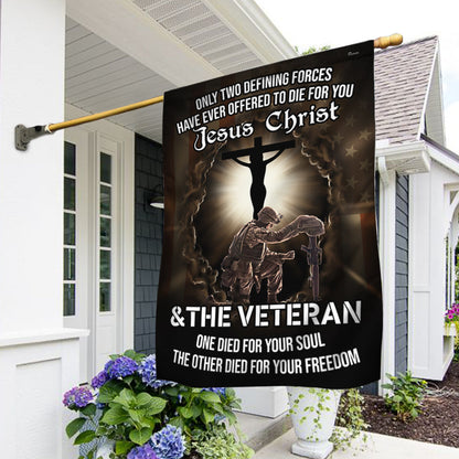Jesus Veteran Flag Jesus Christ and The Veteran Flag
