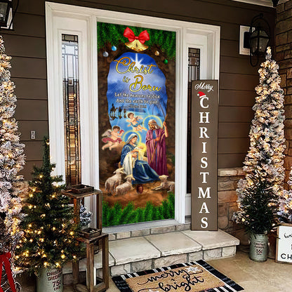 Jesus Christ. Nativity Of Jesus Door Cover