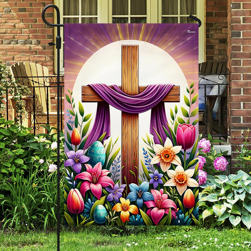 FLAGWIX  Easter Day Christian Cross Flag