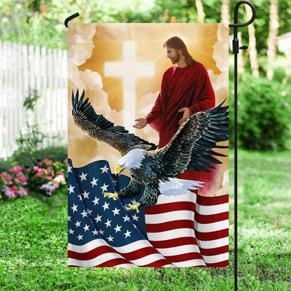 Jesus Flag American Eagle God Jesus Flag