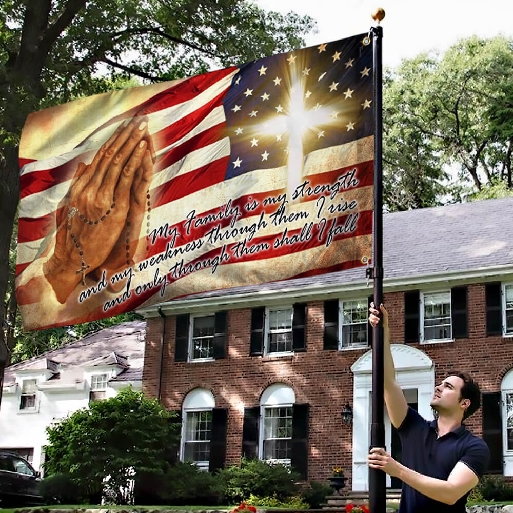 Jesus Family Grommet Flag PN089GF