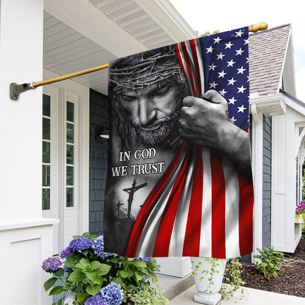 Jesus Flag In God We Trust Jesus Flag TRL06Fv8