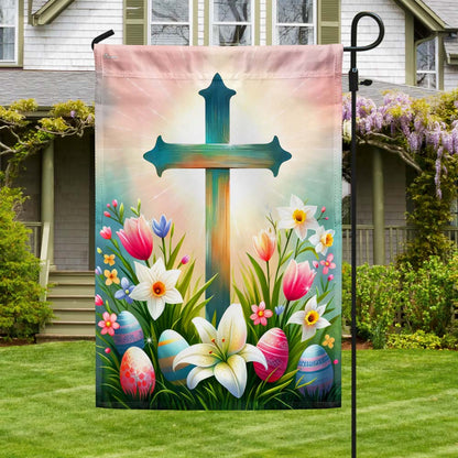 FLAGWIX  Christian Cross Easter Day Flag