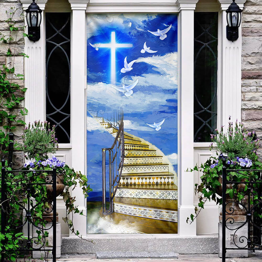Jesus Door Cover Go To Heaven