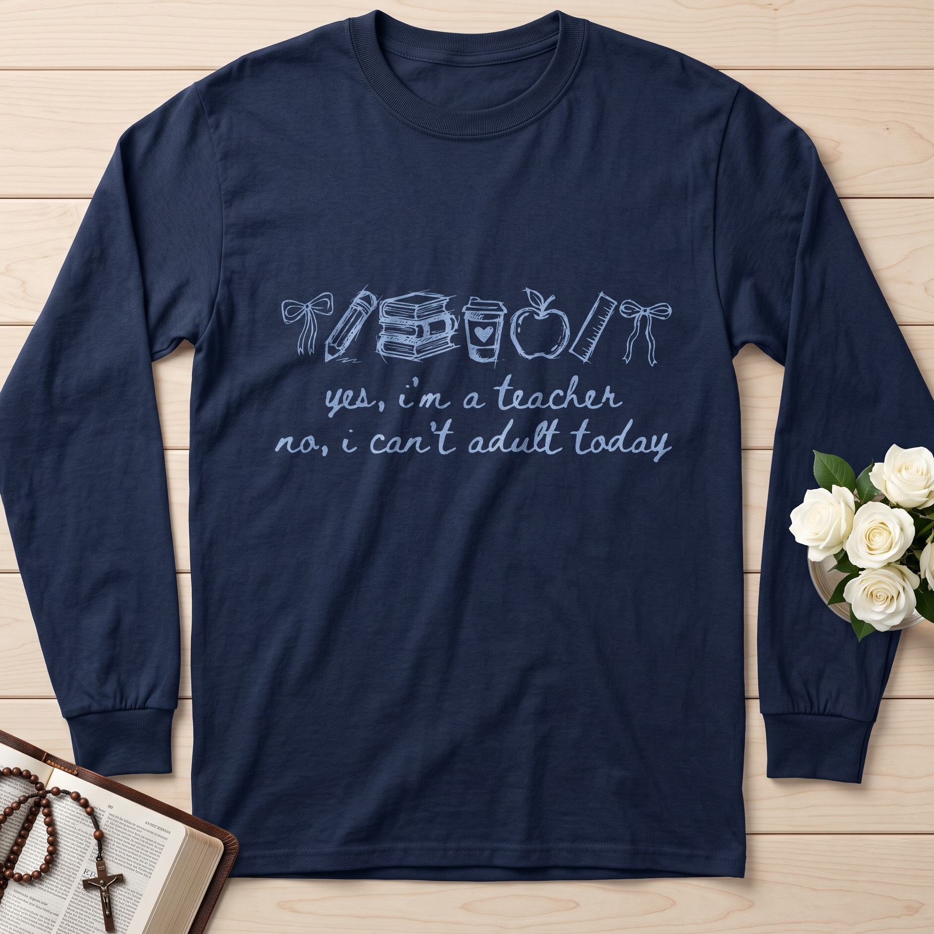 Yes I'm A Teacher No I Can't Adult Today 01