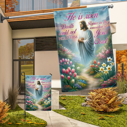 FLAGWIX  Easter Day Jesus Christ He Is Risen Resurrection of Jesus Christ Flag