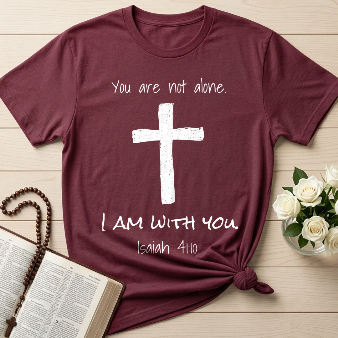 You Are Not Alone I Am With You Isaiah 41.10 01