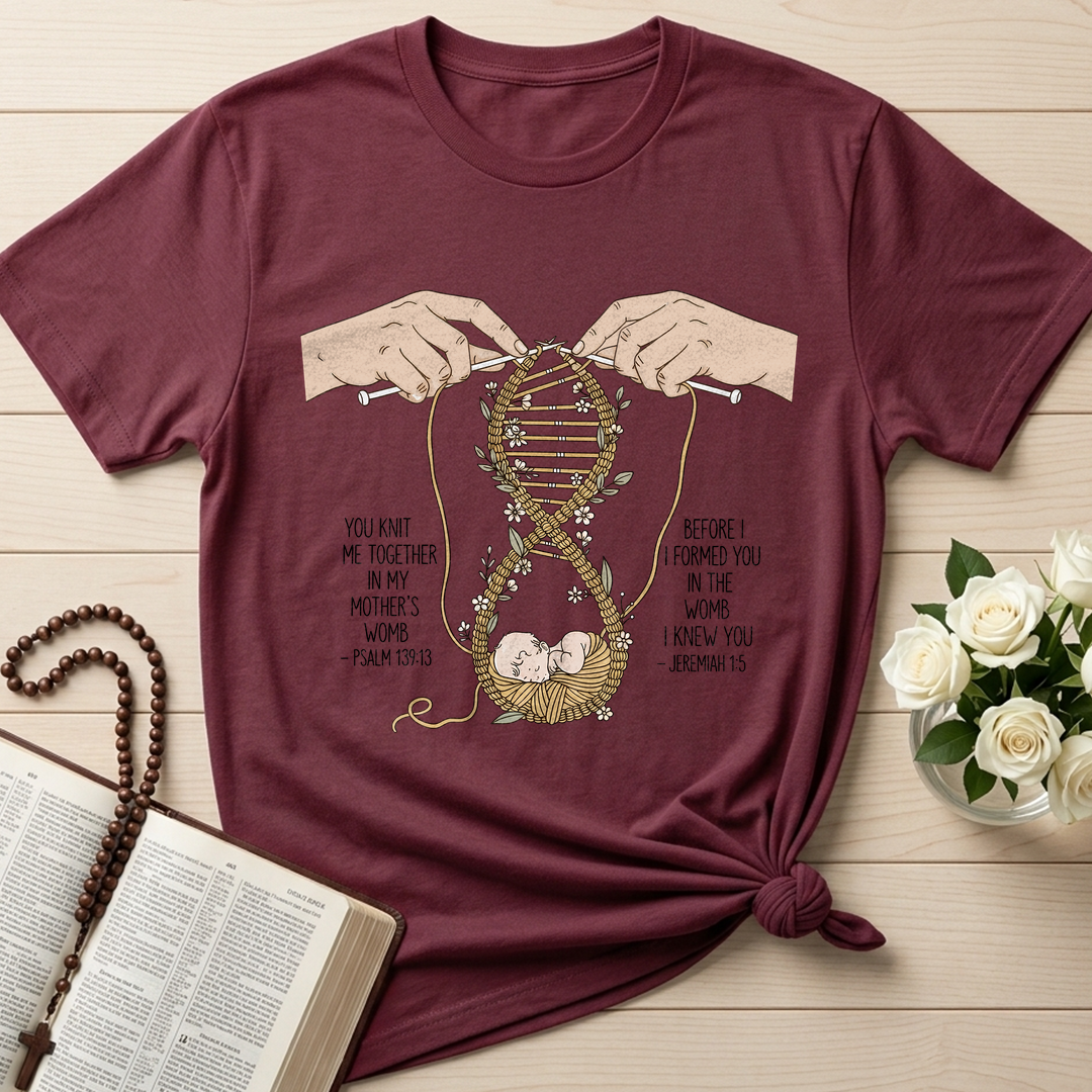 You Knit Me Together In My Mother's Womb Psalm 139.13 01