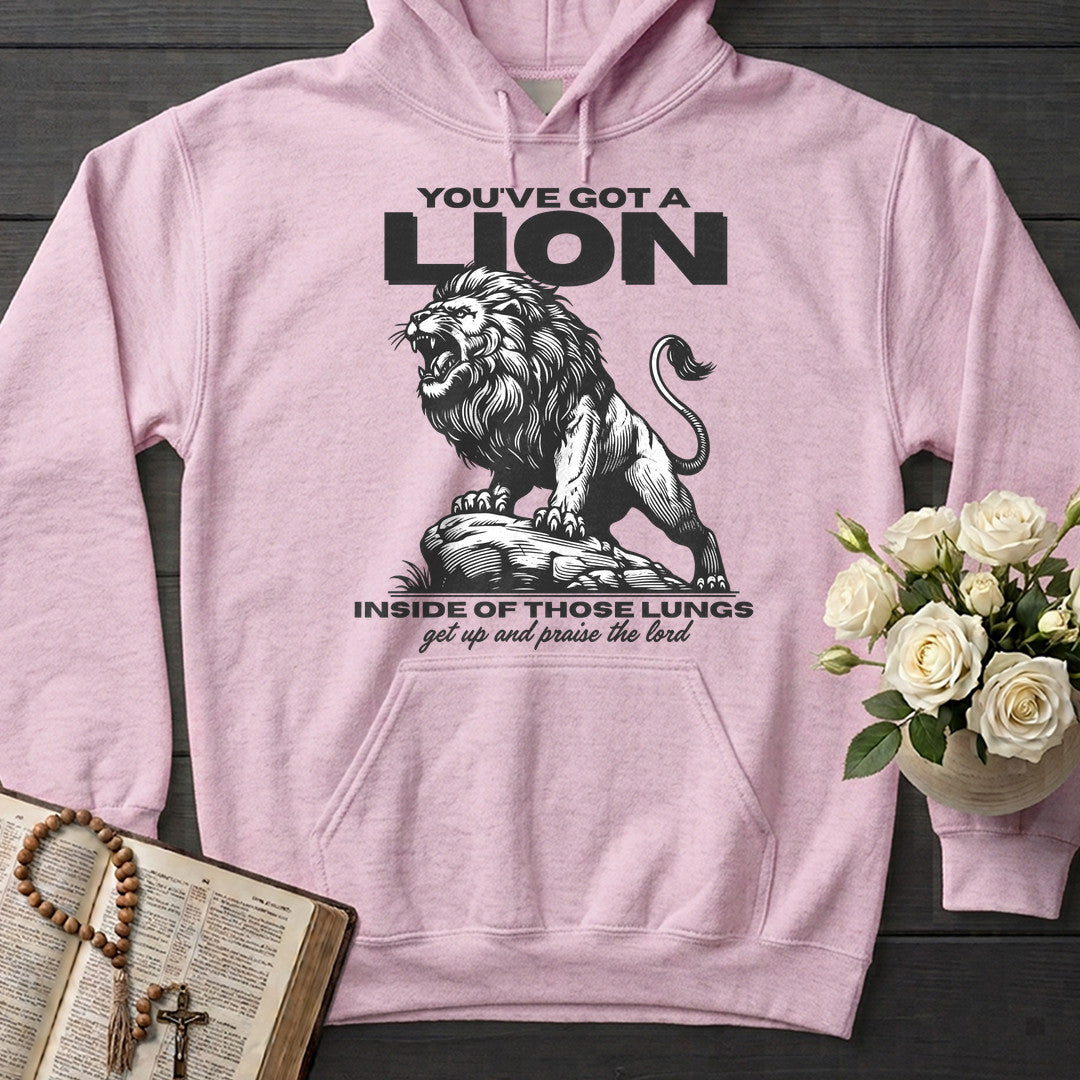 You've Got A Lion Inside Of Those Lungs Get Up And Praise The Lord 01