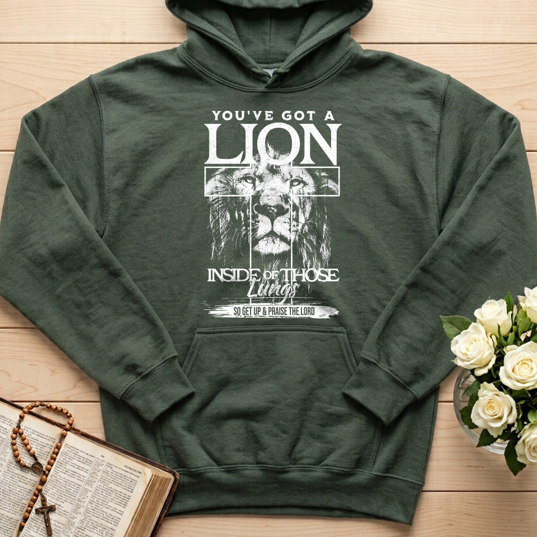 You've Got A Lion Inside Of Those Lungs So Get Up And Praise The Lord 01