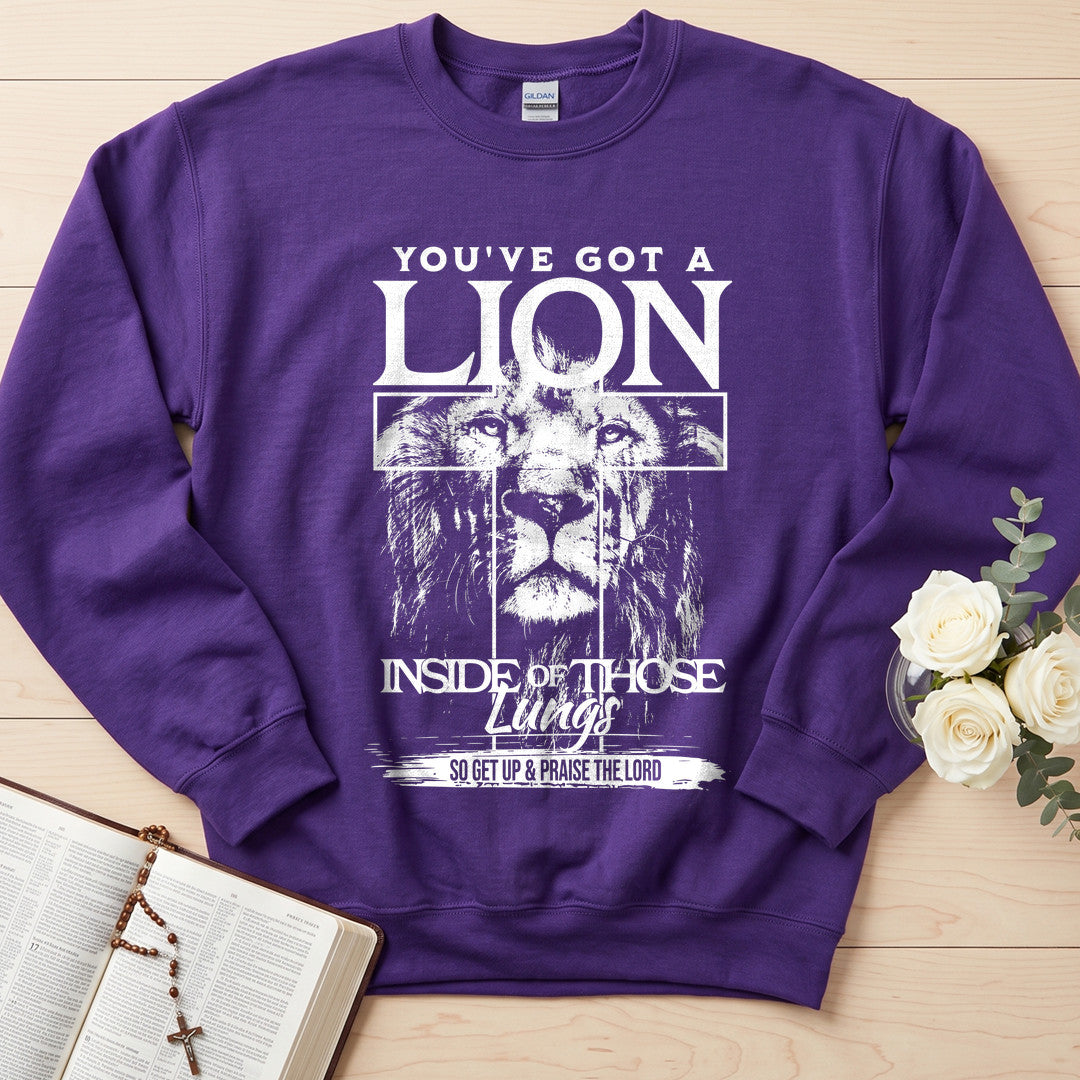 You've Got A Lion Inside Of Those Lungs So Get Up And Praise The Lord 01