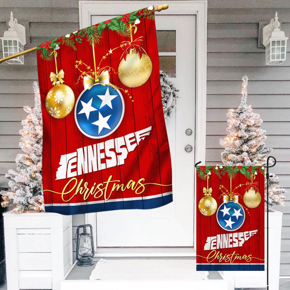 Tennessee Christmas Flag