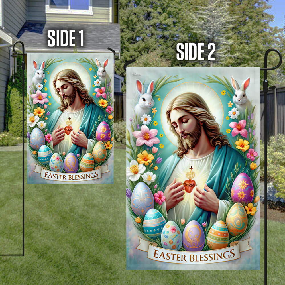 FLAGWIX  Easter Day Jesus Christ Easter Blessings Flag