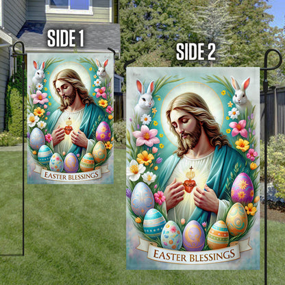 FLAGWIX  Easter Day Jesus Christ Easter Blessings Flag