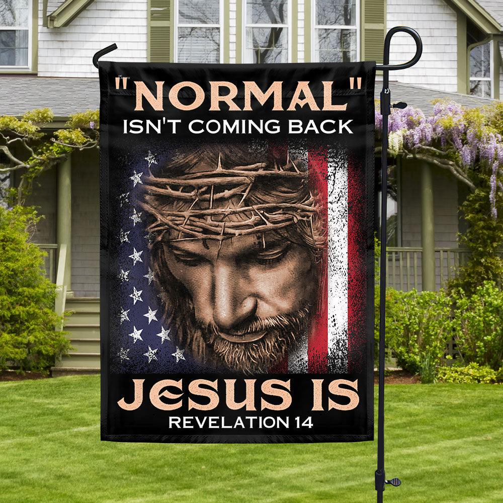 Jesus Flag Normal Isn't Coming Back Jesus Is Flag