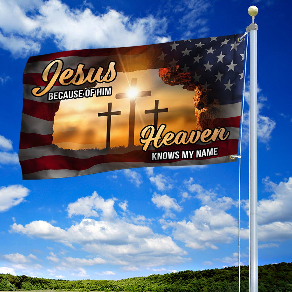 Jesus Flag Resurrection Of Jesus God Grommet Flag