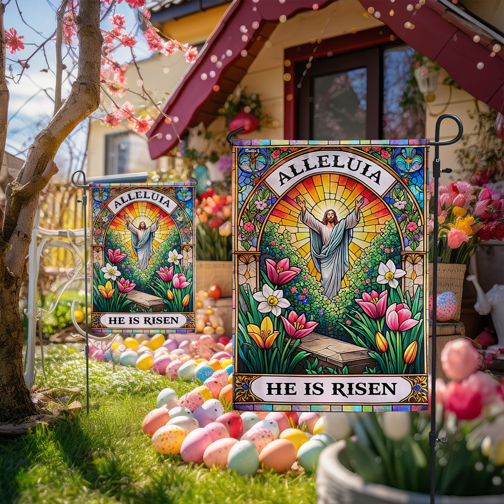 FLAGWIX  Jesus Christ Easter He Is Risen Resurrection Flag